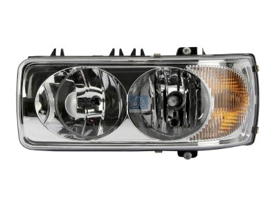 DT Spare Parts - Headlamp, left, mechanical height control, 24 V, H1 - 5.81172