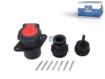 DT Spare Parts - Socket, crimp connection, 24 V, ISO 7638, 7 poles - 5.77082