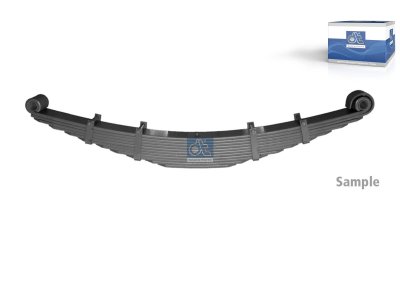DT Spare Parts - Leaf spring, L: 1640 mm, W: 90 mm, 8x15 - 6.11009