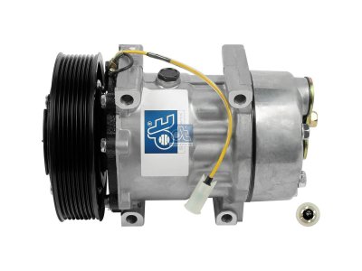 DT Spare Parts - Compressor, air conditioning, oil filled, 24 V, 8 PK, DP: 149 mm, 8 grooves - 6.26602