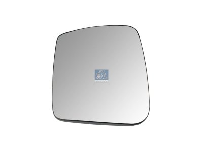 DT Spare Parts - Mirror glass, wide view mirror, left, heated, R: 300 mm - 6.75125