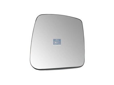 DT Spare Parts - Mirror glass, wide view mirror, right, heated, R: 300 mm - 6.75126