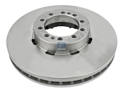 DT Spare Parts - Brake disc, D: 380 mm, 10 bores, P: 144 mm, H: 85.5 mm, S: 45 mm, s: 40 mm - 6.61009