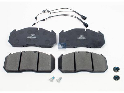 DT Spare Parts - Disc brake pad kit, W: 250 mm, S: 28 mm, H: 118 mm - 6.95105