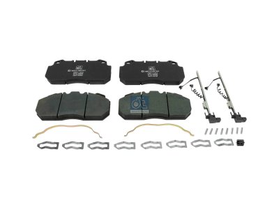 DT Spare Parts - Disc brake pad kit, W: 250 mm, S: 28 mm, H: 114 mm - 6.95106