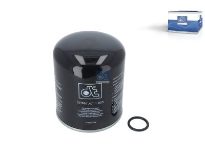 DT Spare Parts - Air dryer cartridge, with coalescence filter, 2-stage, D: 140 mm, SG41 x 1,5, H: 165 mm, max. 14 bar - 3.71025SP
