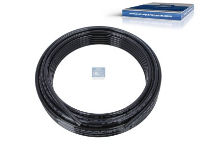 DT Spare Parts - Polyamide tube, black, d: 9 mm, D: 12 mm, L: 25 m, S: 1.5 mm, DIN 74324 - 9.86012 - 25 Pack