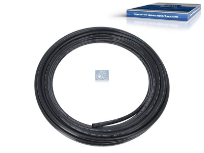 DT Spare Parts - Polyamide tube, black, d: 8 mm, D: 11 mm, L: 25 m, S: 1.5 mm, DIN 74324 - 9.86011 - 25 Pack