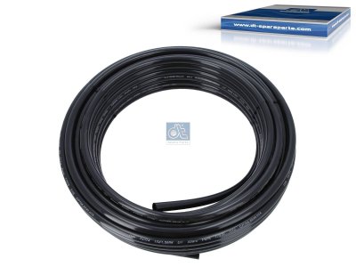 DT Spare Parts - Polyamide tube, black, d: 12 mm, D: 15 mm, L: 25 m, S: 1.5 mm, DIN 74324 - 9.86015 - 25 Pack