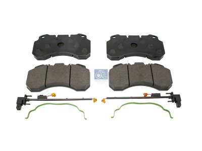 DT Spare Parts - Disc brake pad kit, W: 214 mm, S: 25 mm, H: 112 mm - 6.95109