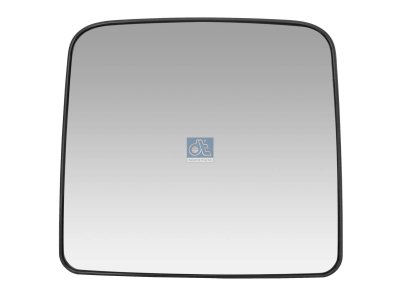 DT Spare Parts - Mirror glass, wide view mirror, left, heated, R: 300 mm - 3.86114