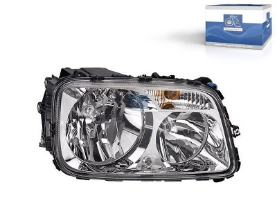 DT Spare Parts - Headlamp, right, with bulbs, 24 V, H1 - 4.64441