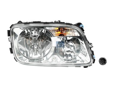 DT Spare Parts - Headlamp, right, without bulbs, with adjusting motor, 24 V, H1 - 4.64443