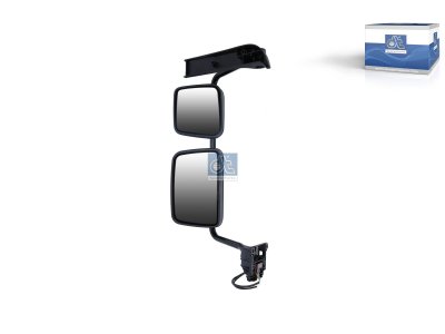 DT Spare Parts - Main mirror, complete, left, heated, electrical, 24 V, r: 300 mm, R: 1200 mm, L: 880 mm, W: 440 mm, S: 155 mm - 6.75205