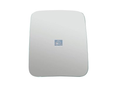 DT Spare Parts - Mirror glass, wide view mirror, heated, R: 400 mm - 6.75132