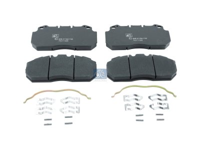 DT Spare Parts - Disc brake pad kit, W: 249 mm, S: 28 mm, H: 114.5 mm - 2.94098