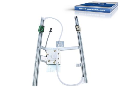 DT Spare Parts - Window regulator, left, electrical, with motor - 6.72101