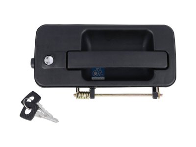 DT Spare Parts - Door handle, right, complete with lock cylinder - 4.63429