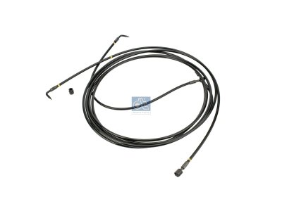 DT Spare Parts - Hose line, cabin tilt, M12 x 1,5, L1: 3615 mm, L2: 2860 mm, 400 bar - 6.96009