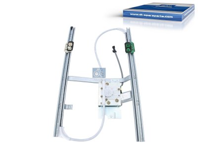 DT Spare Parts - Window regulator, right, electrical, with motor - 6.72102