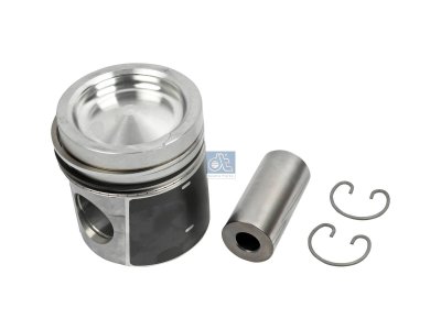 DT Spare Parts - Piston, complete with rings, D: 130 mm, L: 143 mm - 5.40207