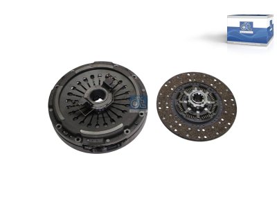 DT Spare Parts - Clutch kit, with 2 clutch discs + intermediate ring, D: 380 mm - 2.93083