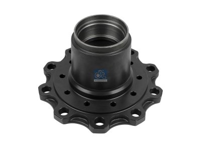 DT Spare Parts - Wheel hub, without bearings, d1: 112.7 mm, d2: 130 mm, D: 384.5 mm, 10 bores, b: 27.2 mm, H: 192.5 mm - 2.65225