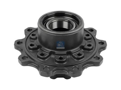 DT Spare Parts - Wheel hub, with bearing, d1: 147 mm, d2: 147 mm, D: 380 mm, 10 bores, b: 22.3 mm, H: 213.5 mm - 1.17316