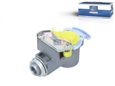 DT Spare Parts - Palm coupling, yellow lid, with pipe filter, M16 x 1,5, 8.5 bar - 5.77027