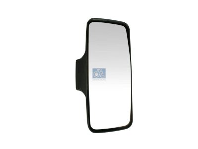 DT Spare Parts - Main mirror, left, heated, electrical, 24 V, R: 1200 mm, L: 482 mm, W: 205 mm, S: 110 mm - 6.75014