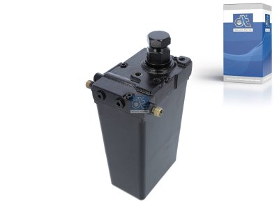 DT Spare Parts - Cabin tilt pump, M10 x 1,5, L: 131 mm, H: 215 mm, 400 bar - 4.62157