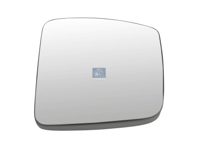 DT Spare Parts - Mirror glass, wide view mirror, right, heated, R: 300 mm - 4.64833