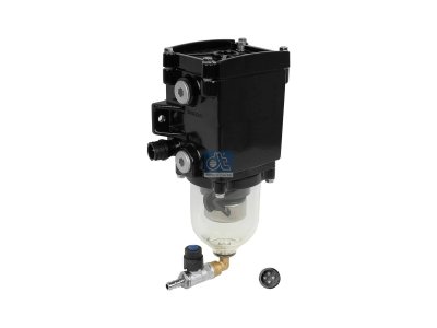 DT Spare Parts - Fuel filter, water separator, heatable - 3.22019
