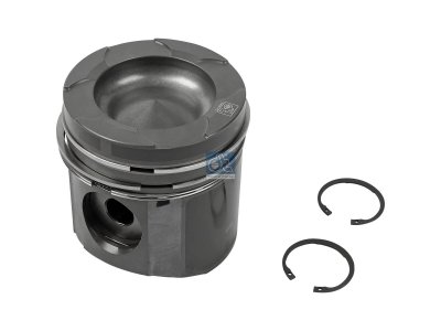 DT Spare Parts - Piston, complete with rings, D: 128 mm, L: 134.3 mm - 3.10138