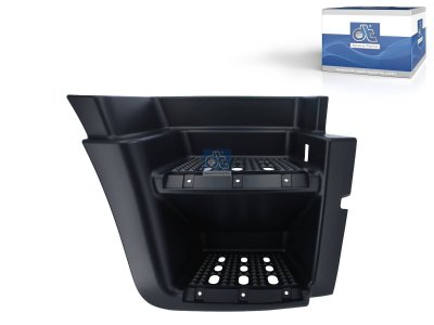 DT Spare Parts - Step well case, right, black - 7.75001