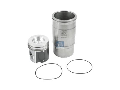 DT Spare Parts - Piston with liner, D: 127 mm - 1.33118