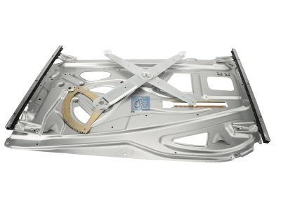 DT Spare Parts - Window regulator, left, with support panel - 4.63378