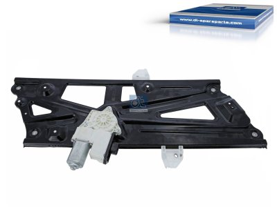 DT Spare Parts - Window regulator, right, electrical, with motor - 3.85163