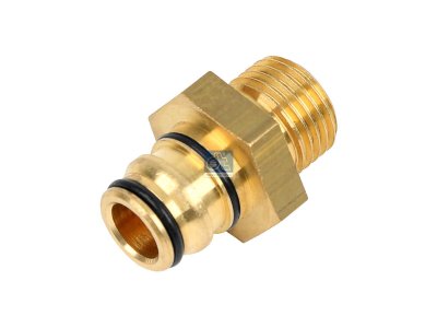 DT Spare Parts - Straight nipple, D: 13.5 mm, M16 x 1,5 - 3.72312
