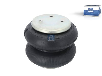 DT Spare Parts - Air spring, D: 160 mm, Dmax: 260 mm, M10 x 1,5, 1/4\