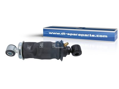 DT Spare Parts - Cabin shock absorber, with air bellow, D: 45 mm, b: 20 mm, Lmin: 295 mm, Lmax: 339 mm - 7.77101