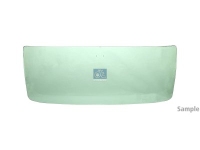 DT Spare Parts - Windshield, tinted green, single package, L: 2356 mm, W: 856 mm - 4.65621