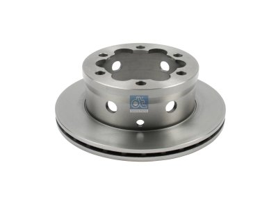 DT Spare Parts - Brake disc, D: 285 mm, 6 bores, b: 15 mm, P: 145 mm, d: 120 mm, H: 93 mm, S: 22 mm, s: 19 mm - 4.64645