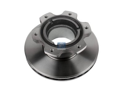 DT Spare Parts - Brake disc, with ABS ring, D: 304 mm, 6 bores, P: 192 mm, M12 x 1,5, d: 120 mm, H: 115 mm, S: 30 mm, s: 27 mm - 4.64646