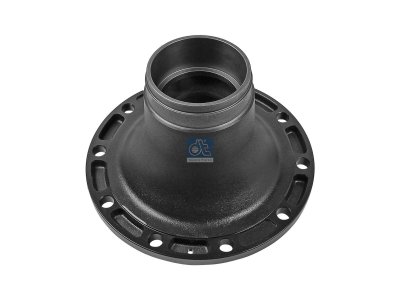 DT Spare Parts - Wheel hub, without bearings, d1: 120 mm, d2: 130 mm, D: 374 mm, 10 bores, b: 22 mm, H: 186.5 mm - 7.32002