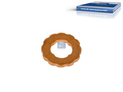 DT Spare Parts - Copper washer, d: 7 mm, D: 14.5 mm, S: 1.5 mm - 3.20024 - 10 Pack