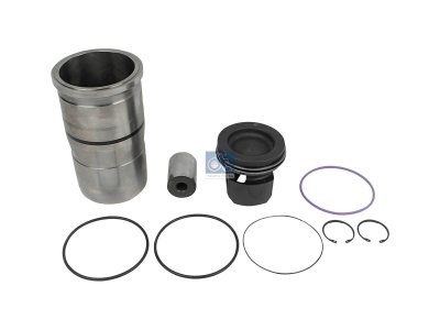 DT Spare Parts - Piston with liner, monoblock steel piston, D: 131 mm - 6.91159