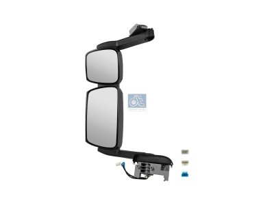 DT Spare Parts - Main mirror, complete, left, heated, electrical, r: 300 mm, R: 1200 mm - 7.73114