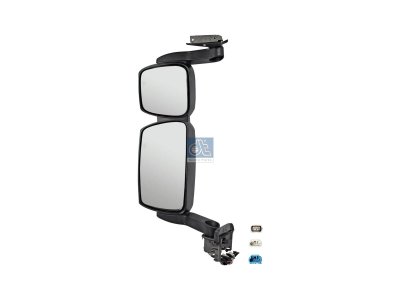 DT Spare Parts - Main mirror, complete, left, heated, electrical, r: 300 mm, R: 1200 mm - 7.73108