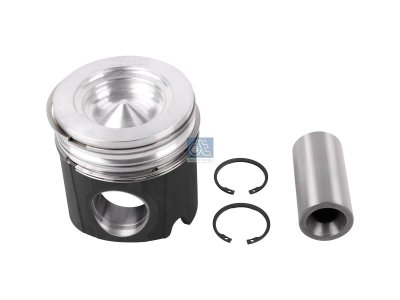 DT Spare Parts - Piston, complete with rings - 7.54652